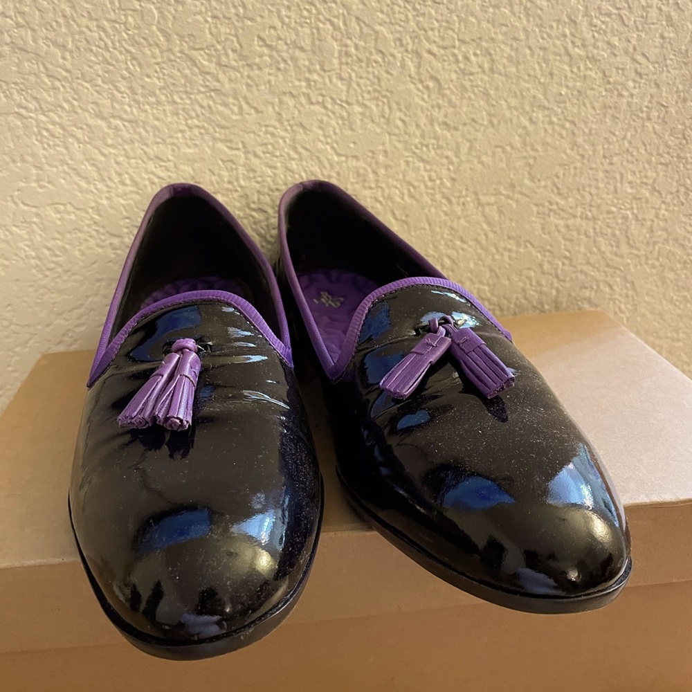 Black Cole Haan Bellaver Smoking Slipper